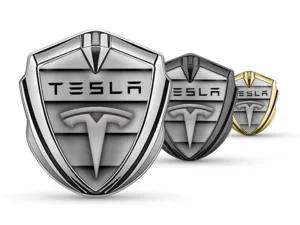 Tesla Emblème Aile Insigne Edition Limitée Premium